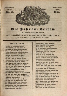 Die Jahreszeiten Samstag 3. März 1832