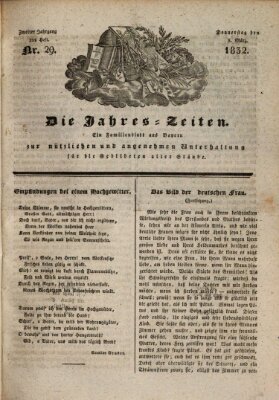 Die Jahreszeiten Donnerstag 8. März 1832