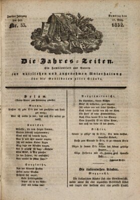 Die Jahreszeiten Samstag 17. März 1832