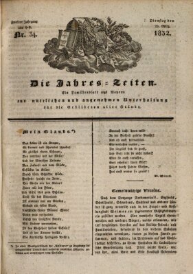 Die Jahreszeiten Dienstag 20. März 1832