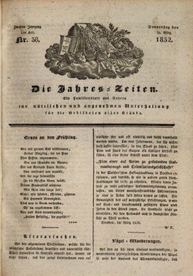 Die Jahreszeiten Donnerstag 29. März 1832