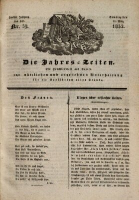 Die Jahreszeiten Samstag 31. März 1832