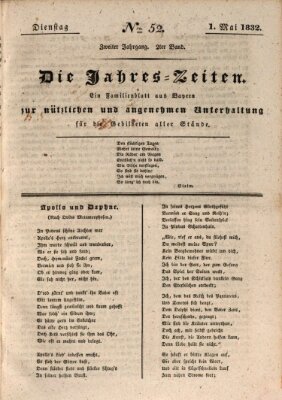 Die Jahreszeiten Dienstag 1. Mai 1832