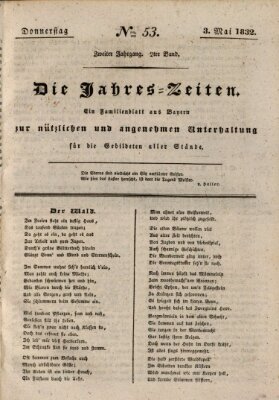 Die Jahreszeiten Donnerstag 3. Mai 1832