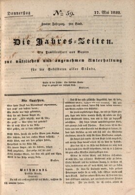 Die Jahreszeiten Donnerstag 17. Mai 1832