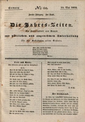 Die Jahreszeiten Samstag 19. Mai 1832