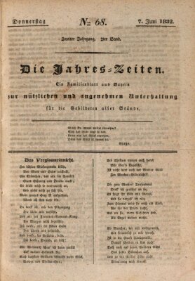 Die Jahreszeiten Donnerstag 7. Juni 1832