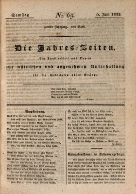 Die Jahreszeiten Samstag 9. Juni 1832