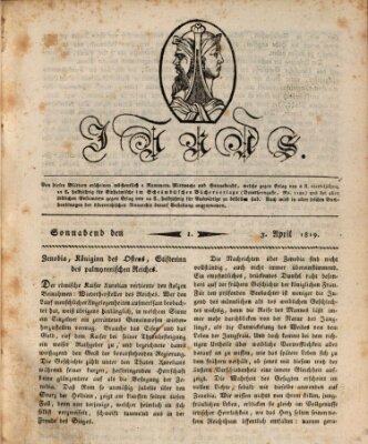 Janus Samstag 3. April 1819