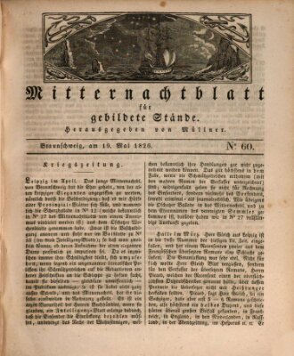 Mitternachtblatt für gebildete Stände Freitag 19. Mai 1826