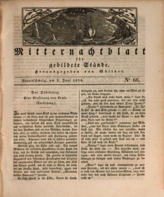 Mitternachtblatt für gebildete Stände Freitag 2. Juni 1826