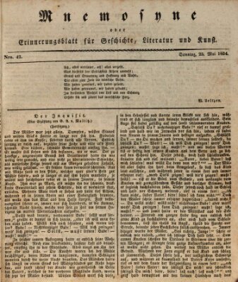 Mnemosyne (Neue Würzburger Zeitung) Sonntag 25. Mai 1834