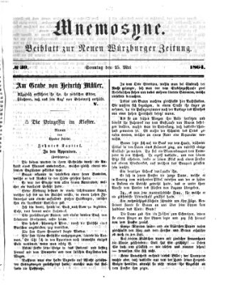 Mnemosyne (Neue Würzburger Zeitung) Sonntag 15. Mai 1864