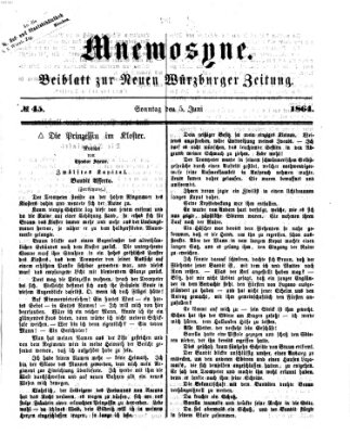 Mnemosyne (Neue Würzburger Zeitung) Sonntag 5. Juni 1864