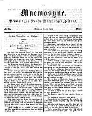 Mnemosyne (Neue Würzburger Zeitung) Mittwoch 8. Juni 1864