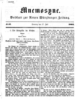 Mnemosyne (Neue Würzburger Zeitung) Sonntag 17. Juli 1864