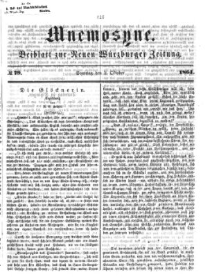 Mnemosyne (Neue Würzburger Zeitung) Sonntag 2. Oktober 1864