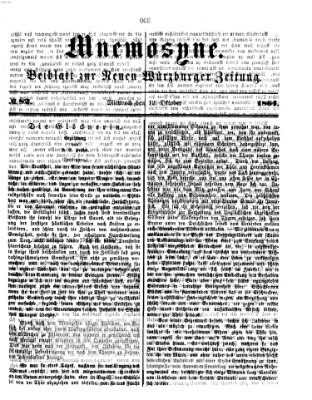 Mnemosyne (Neue Würzburger Zeitung) Mittwoch 12. Oktober 1864