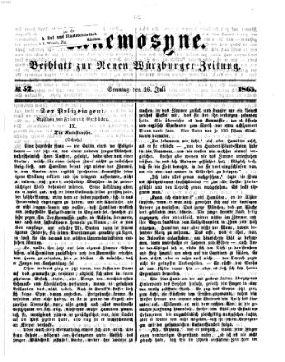 Mnemosyne (Neue Würzburger Zeitung) Sonntag 16. Juli 1865