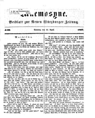 Mnemosyne (Neue Würzburger Zeitung) Sonntag 14. April 1867