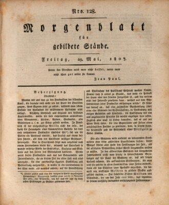 Morgenblatt für gebildete Stände Freitag 29. Mai 1807