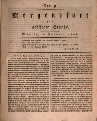 Morgenblatt für gebildete Stände Montag 11. Januar 1808