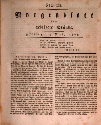 Morgenblatt für gebildete Stände Freitag 13. Mai 1808