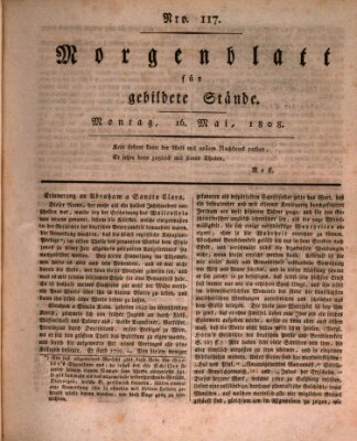 Morgenblatt für gebildete Stände Montag 16. Mai 1808