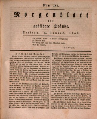 Morgenblatt für gebildete Stände Freitag 24. Juni 1808