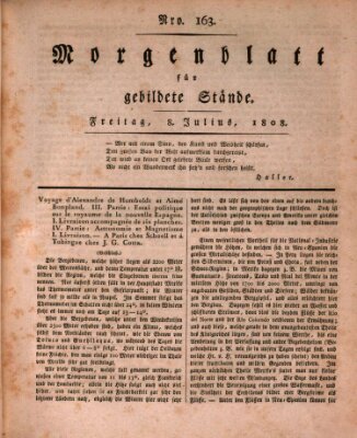 Morgenblatt für gebildete Stände Freitag 8. Juli 1808