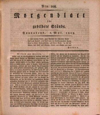 Morgenblatt für gebildete Stände Samstag 6. Mai 1809