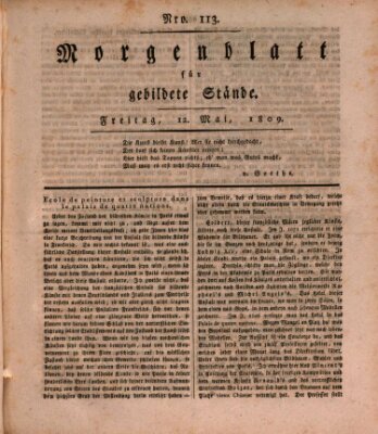 Morgenblatt für gebildete Stände Freitag 12. Mai 1809