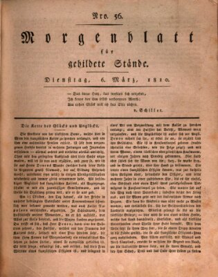 Morgenblatt für gebildete Stände Dienstag 6. März 1810