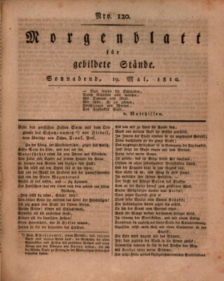 Morgenblatt für gebildete Stände Samstag 19. Mai 1810