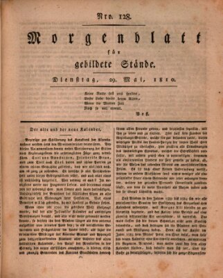 Morgenblatt für gebildete Stände Dienstag 29. Mai 1810