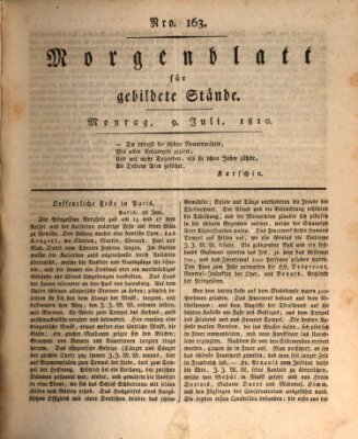 Morgenblatt für gebildete Stände Montag 9. Juli 1810