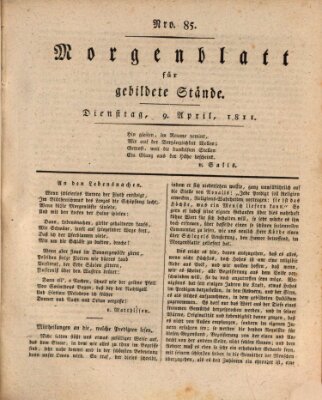 Morgenblatt für gebildete Stände Dienstag 9. April 1811