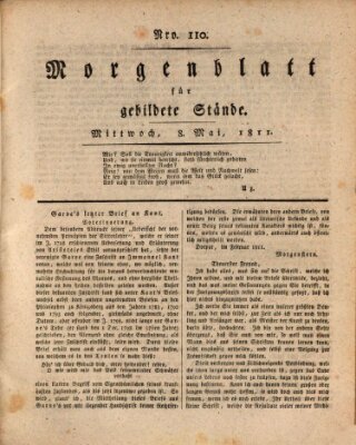 Morgenblatt für gebildete Stände Mittwoch 8. Mai 1811