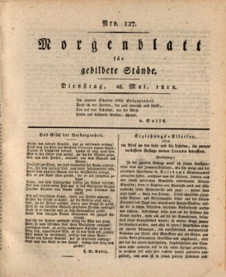 Morgenblatt für gebildete Stände Dienstag 28. Mai 1811