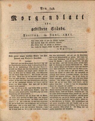 Morgenblatt für gebildete Stände Freitag 14. Juni 1811