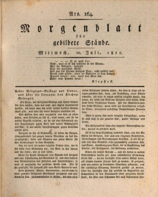 Morgenblatt für gebildete Stände Mittwoch 10. Juli 1811