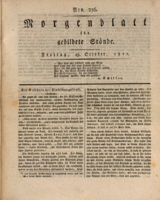 Morgenblatt für gebildete Stände Freitag 25. Oktober 1811