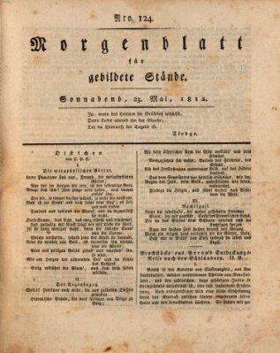 Morgenblatt für gebildete Stände Samstag 23. Mai 1812