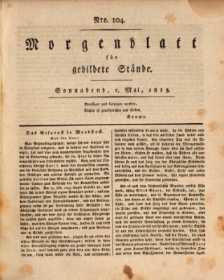 Morgenblatt für gebildete Stände Samstag 1. Mai 1813