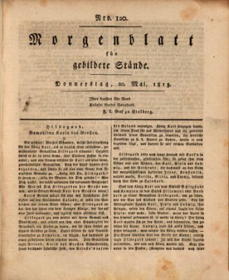 Morgenblatt für gebildete Stände Donnerstag 20. Mai 1813