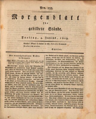 Morgenblatt für gebildete Stände Freitag 4. Juni 1813