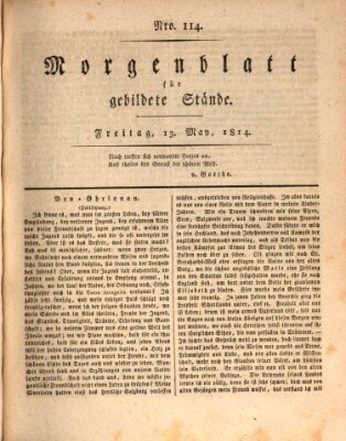 Morgenblatt für gebildete Stände Freitag 13. Mai 1814