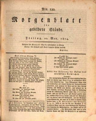 Morgenblatt für gebildete Stände Freitag 20. Mai 1814