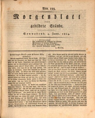 Morgenblatt für gebildete Stände Samstag 4. Juni 1814