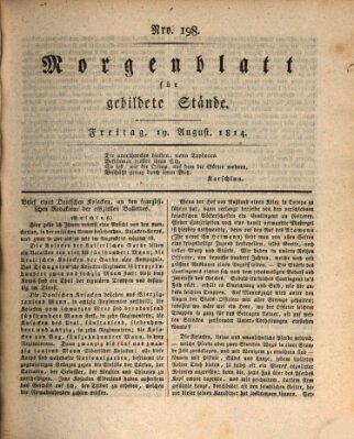 Morgenblatt für gebildete Stände Freitag 19. August 1814